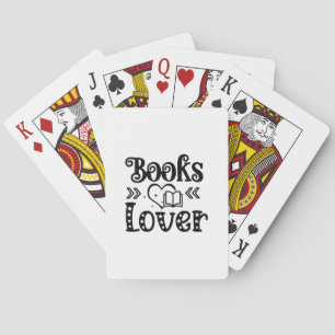 Leser von Kunstbüchern Spielkarten