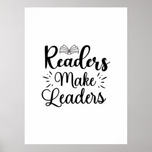 Leser von Kunstlesern werden zu Führern Poster