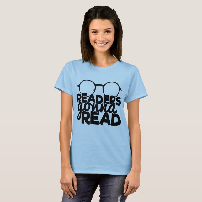 Leser werden lesen T-Shirt (Vorne ganz)
