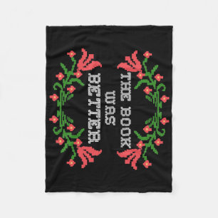 Lesergeschenk das Buch war besser Fleecedecke