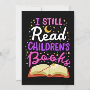 Lesergeschenk lese ich noch Kinderbücher Einladung