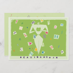 Leserin 7x5 einladung