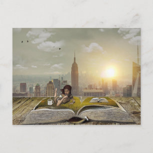 Leseschutz - fertigen Sie mich besonders an! Postkarte