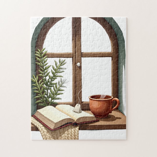 Lesestillleben Puzzle (Vertikal)