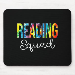 Lesetag-Team Tie-Dye-Würdigungstag Hallo zurück Mousepad