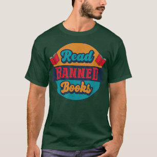 Leseverbote Bücher im Retro-Buch Smut Book Reading T-Shirt