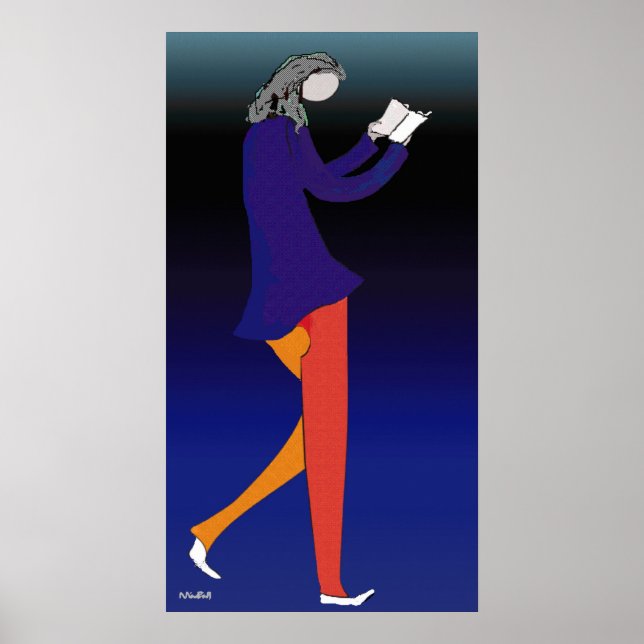 Lesevorgang Poster (Vorne)