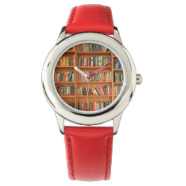 Lesewortlesung der virtuellen Bibliothek Armbanduhr