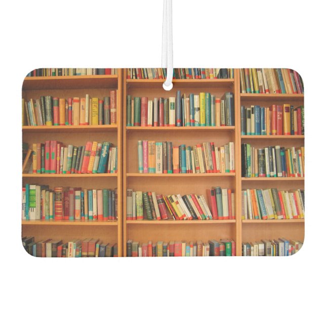 Lesewortlesung der virtuellen Bibliothek Autolufterfrischer (Vorderseite)