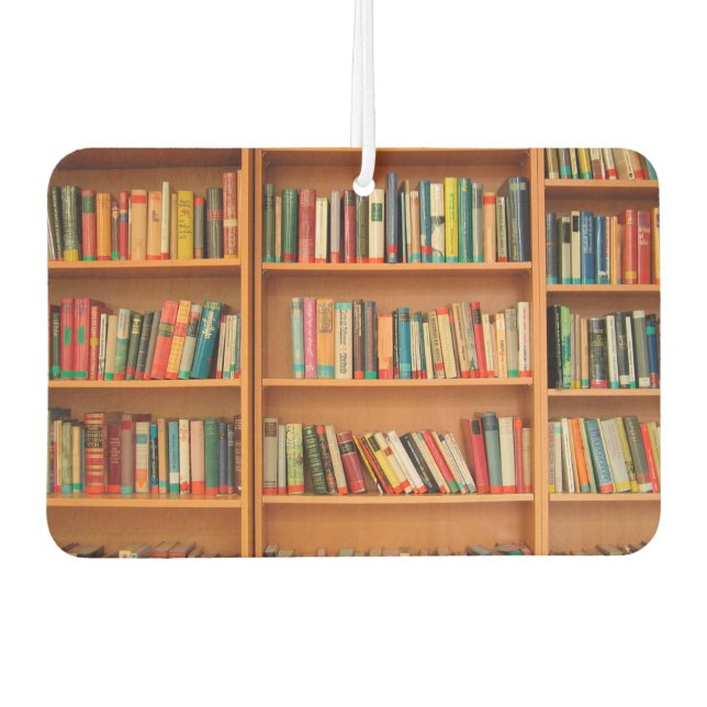 Lesewortlesung der virtuellen Bibliothek Autolufterfrischer (Vorderseite)