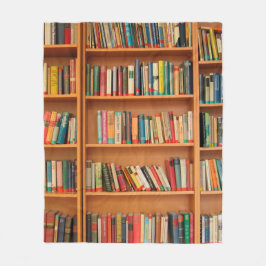 Lesewortlesung der virtuellen Bibliothek Fleecedecke