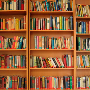 Lesewortlesung der virtuellen Bibliothek Fotoskulptur Magnet