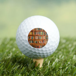 Lesewortlesung der virtuellen Bibliothek Golfball