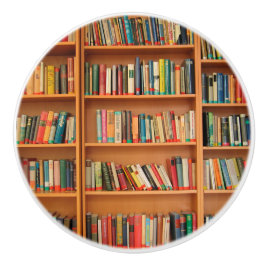 Lesewortlesung der virtuellen Bibliothek Keramikknauf