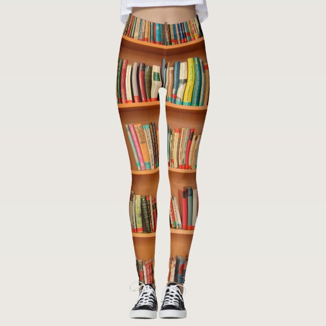 Lesewortlesung der virtuellen Bibliothek Leggings (Vorderseite)