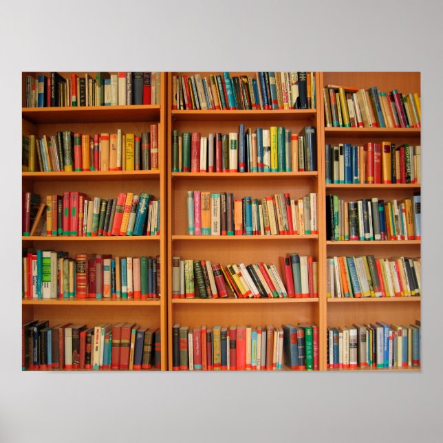 Lesewortlesung der virtuellen Bibliothek Poster (Vorne)