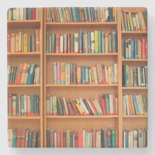 Lesewortlesung der virtuellen Bibliothek Steinuntersetzer