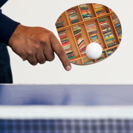 Lesewortlesung der virtuellen Bibliothek Tischtennis Schläger