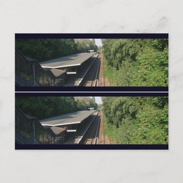 Lesezeichen Berlins S-Bahn Postkarte (Vorderseite)