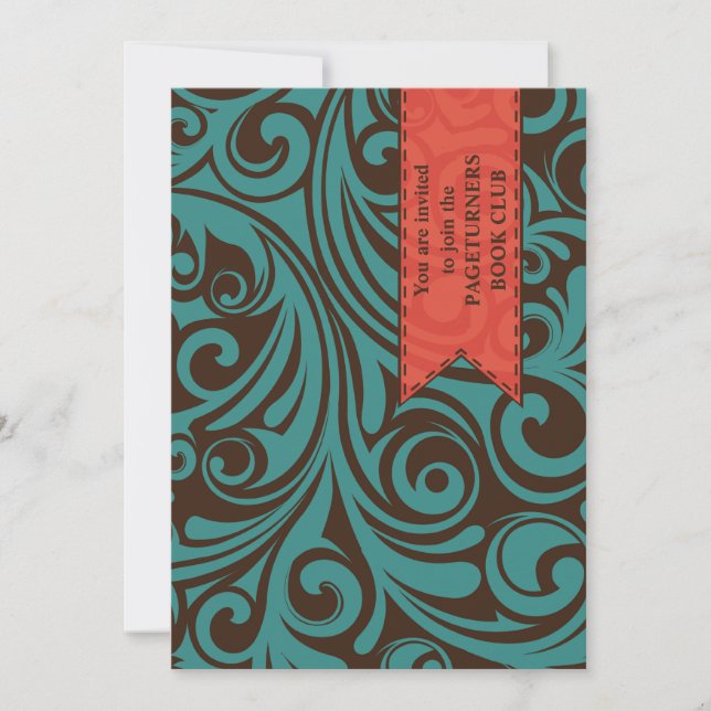 Lesezeichen Book Club Einladung (Vorderseite)