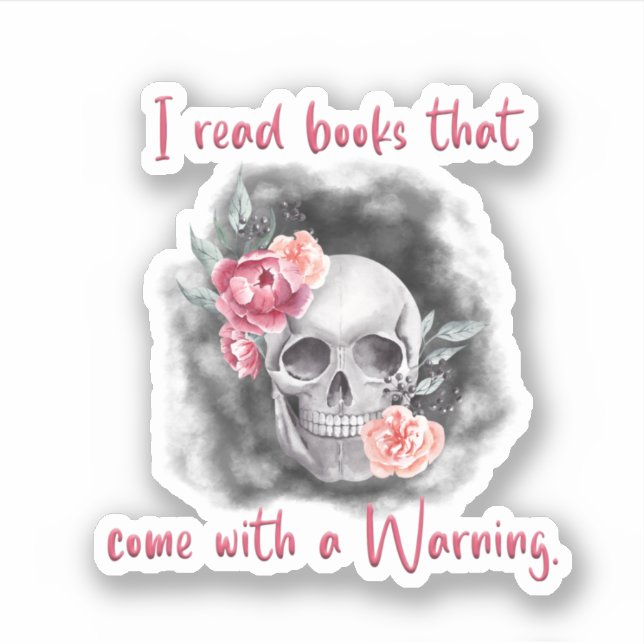 Lesezeichen, Booknerl, Geschenk für das Buch Lover Aufkleber (Vorderseite)