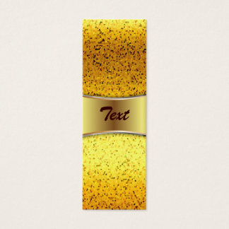 Lesezeichen Business Card Glitzer Grafik Gold