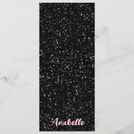 Lesezeichen für personalisierte Schwarz-Weiß-Speck