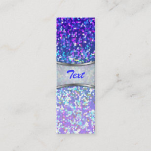 Lesezeichen Geschäftskarte Glitter Grafik Hintergr Mini Visitenkarte