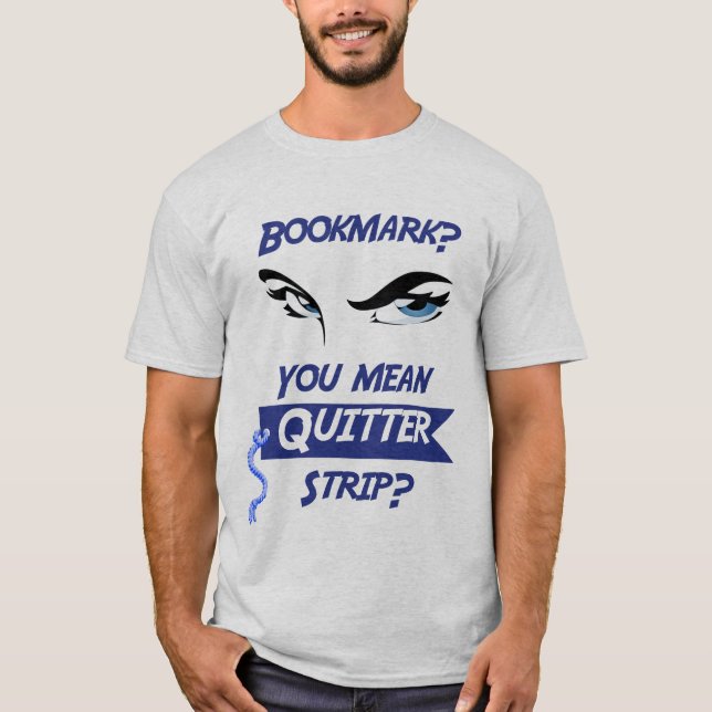 Lesezeichen-Shirt T-Shirt (Vorderseite)
