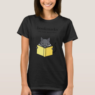 Lesezeichen sind für Aufgeber Grafik-Tuxedo für D T-Shirt