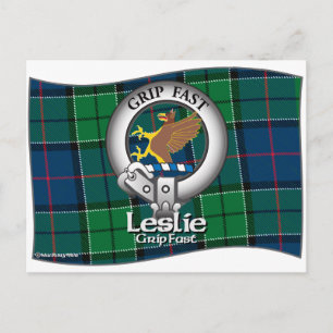 Leslie Clan Postkarte