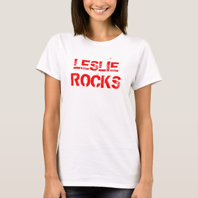 LESLIE, FELSEN T-Shirts (Vorderseite)