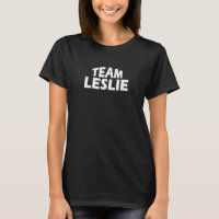 Leslie ist der Name Team Leslie