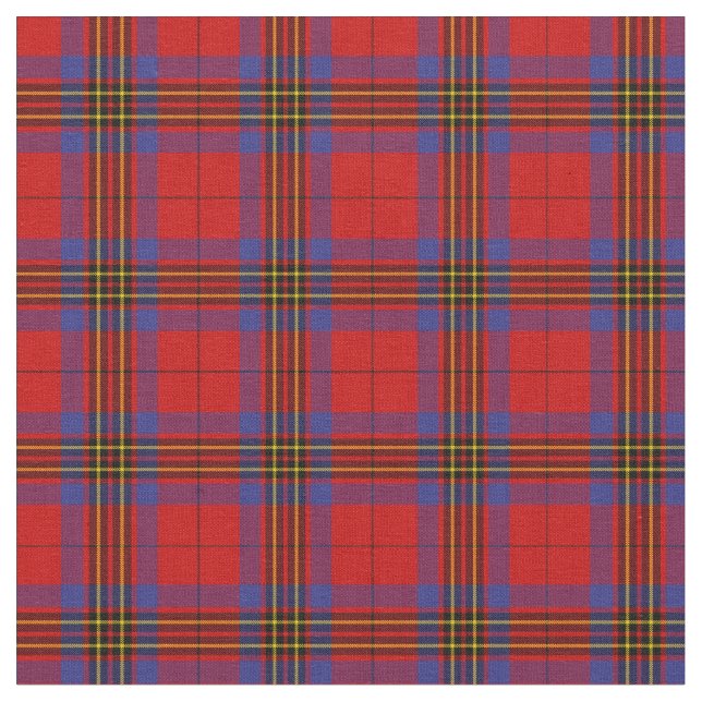 Leslie Modern Tartan Stoff (Nahaufnahme)