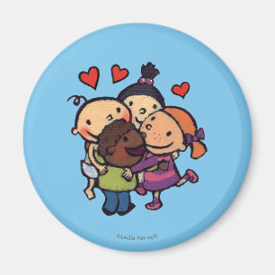 Leslie Patricelli Group Hug mit Freunden Magnet