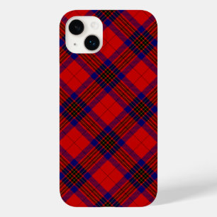 Leslie Tartan Red Blue lila kariert Case-Mate iPhone 14 Plus Hülle