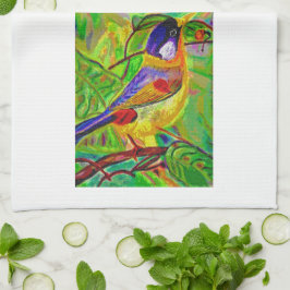 Leslie's Bird Tea Totuch Geschirrtuch