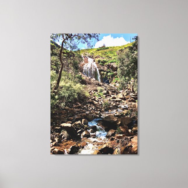 Lesmurdie Falls Leinwanddruck (Vorderseite)