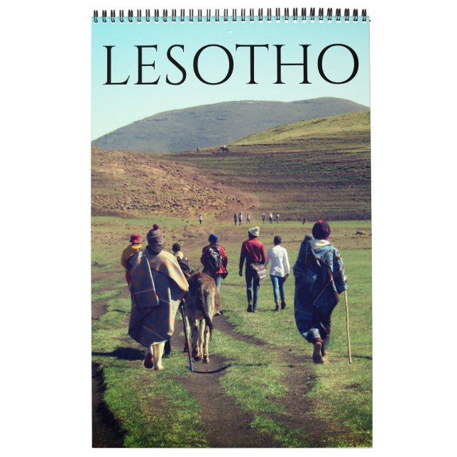 Lesotho Afrika Kalender (Titelbild)