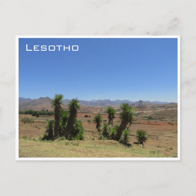 Lesotho-Ansicht Postkarte (Vorderseite)