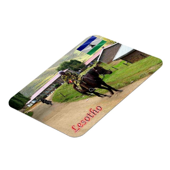 Lesotho - Basotho - Magnet (Linke Seite)