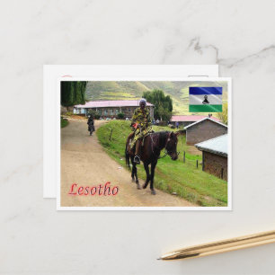 Lesotho - Basotho - Postkarte
