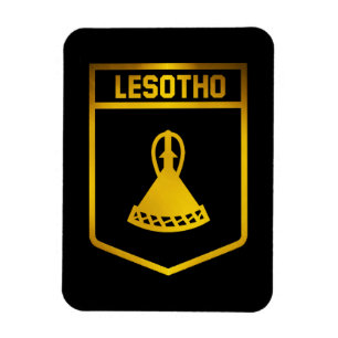 Lesotho Emblem Magnet