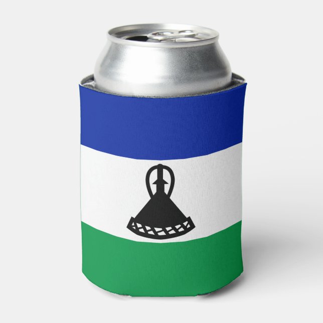 Lesotho Flag Dosenkühler (Kanne Vorderseite)