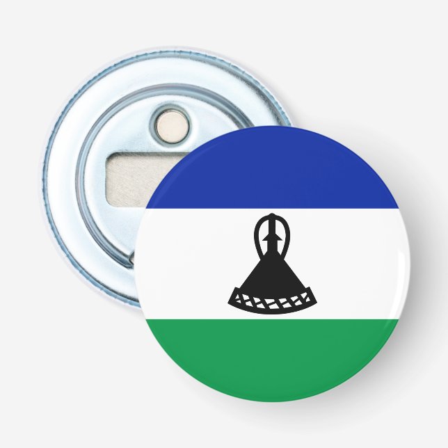 Lesotho Flag Flaschenöffner (Vorderseite)
