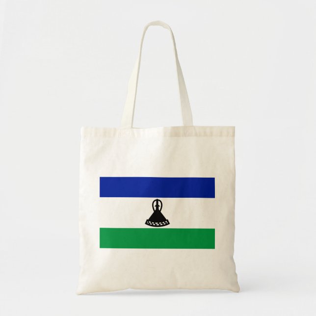 Lesotho Flag Tragetasche (Vorne)