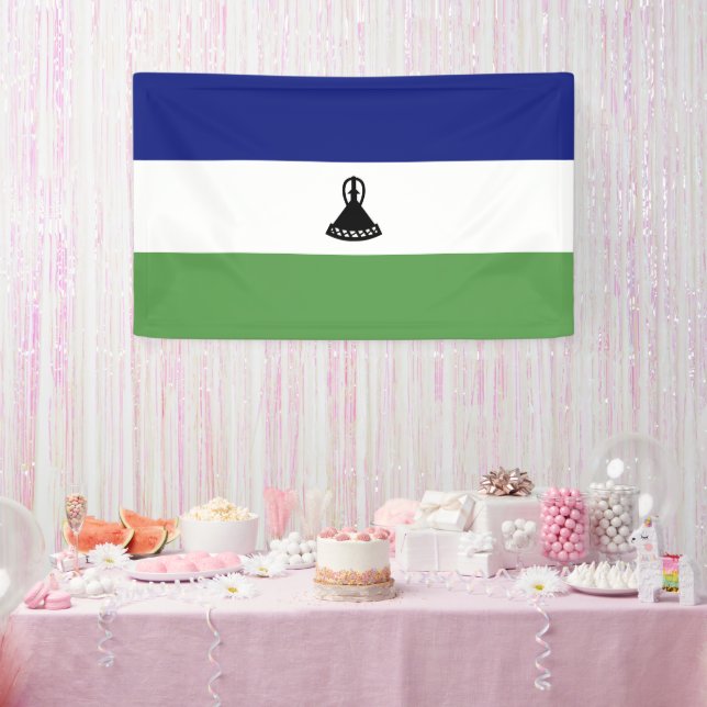 Lesotho-Flagge Banner (Party)