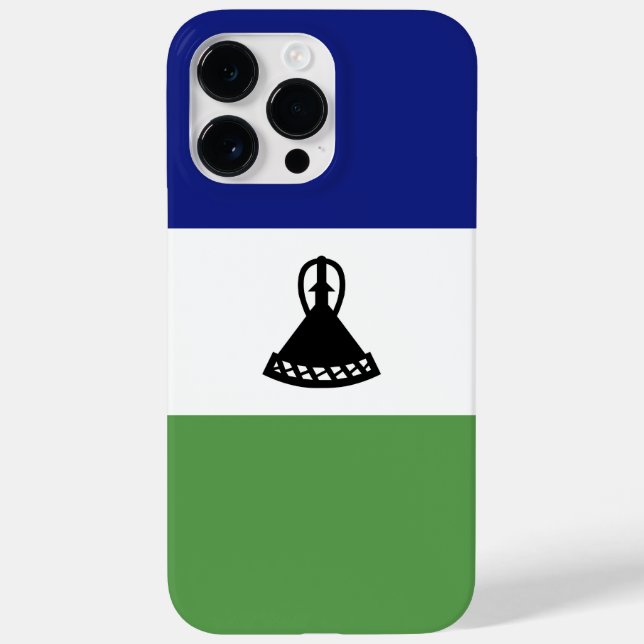 Lesotho-Flagge Case-Mate iPhone Hülle (Rückseite)
