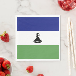 Lesotho-Flagge Serviette