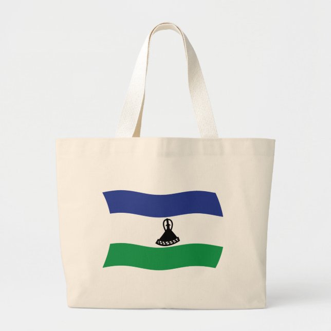 Lesotho-Flagge Tragetasche (Vorne)